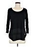 MICHAEL Michael Kors Black 3/4 Sleeve Top Size M - photo 1