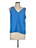 Halogen Blue Sleeveless Blouse Size L - photo 1