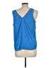 Halogen Blue Sleeveless Blouse Size L - photo 2