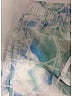 Dior 100% Recycled Polyester Tie-dye Blue Shorts Size 10 - photo 4