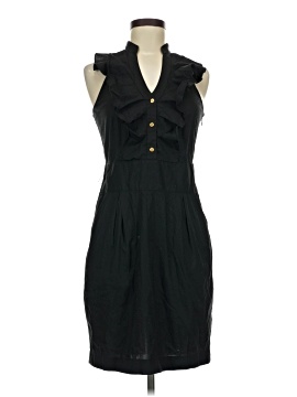 express black ruffle dress Small Y2K Express Black Silk Mini Party Dress main image 1