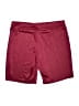 Assorted Brands Solid Burgundy Athletic Shorts Size 3X - photo 2