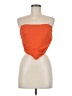PrettyLittleThing 100% Polyester Orange Sleeveless Top Size 6 - photo 1