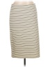 Bar III Stripes Ivory Casual Skirt Size L - photo 1