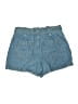Zara Blue Denim Shorts Size 12 - photo 2