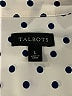 Talbots 100% Polyester Polka Dots Ivory Long Sleeve Blouse Size L - photo 7