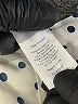 Talbots 100% Polyester Polka Dots Ivory Long Sleeve Blouse Size L - photo 8
