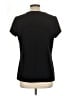 Liz Claiborne Black Short Sleeve Blouse Size L (tall) - photo 2