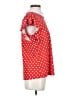 Monteau Polka Dots Red Short Sleeve Blouse Size S - photo 4