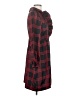 Elizabeth McKay 100% Silk Plaid Red Casual Dress Size 4 - photo 4