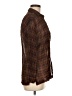Assorted Brands 100% Viscose Tweed Brown Long Sleeve Blouse Size M - photo 4
