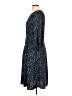 DKNY Print Blue Casual Dress Size 10 - photo 5