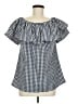 Kaktus Blue Short Sleeve Blouse Size M - photo 1