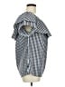 Kaktus Blue Short Sleeve Blouse Size M - photo 4