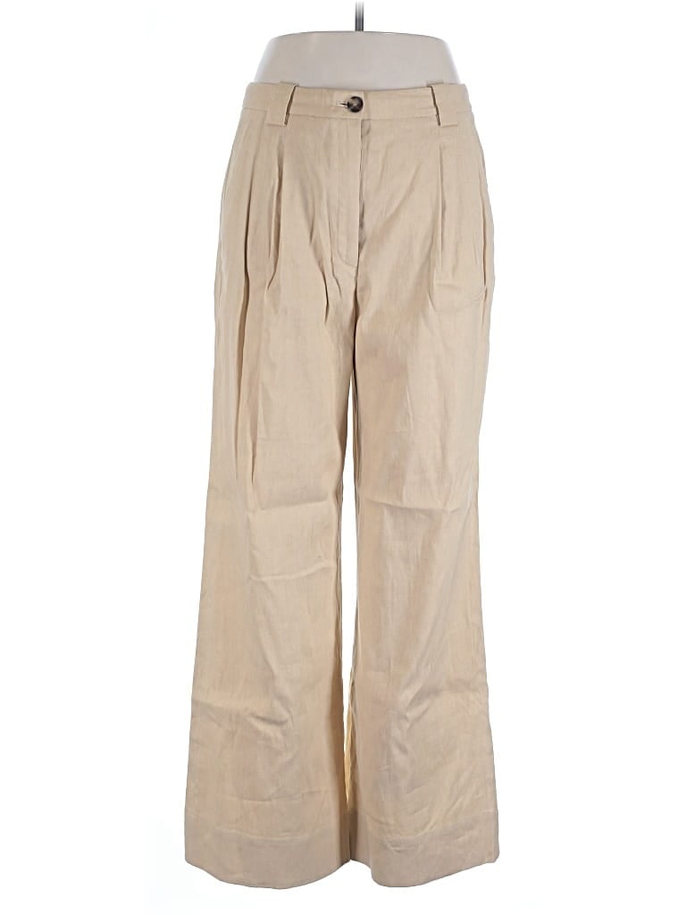 Pre-owned A.l.c Linen Pants In Tan