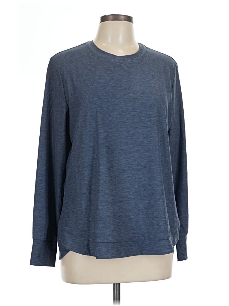 Pre-owned Skechers Long Sleeve T-shirt In Blue