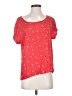 Splendid 100% Rayon Red Short Sleeve Blouse Size S - photo 1
