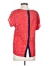 Splendid 100% Rayon Red Short Sleeve Blouse Size S - photo 2