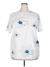 Unbranded White Short Sleeve Blouse Size XXL - photo 1