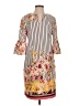 ECI Print Ivory Casual Dress Size 4 - photo 1