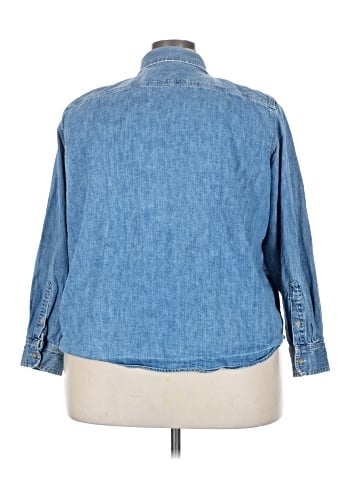 Lauren Jeans Co. Long Sleeve Button-Down Shirt (view 2)