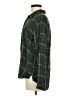 Magellan's 100% Rayon Plaid Green Long Sleeve Button-Down Shirt Size M - photo 5