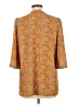 Unbranded Orange 3/4 Sleeve Blouse Size L - photo 2