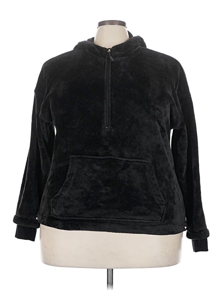Pre-owned Athletic Works Pullover Hoodie In Black