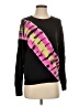Aqua Tie-dye Black Pullover Sweater Size XS - photo 1