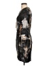 Helmut Lang 100% Polyester Graphic Gray Cocktail Dress Size 10 - photo 5