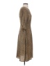 Akaiv 100% Polyester Animal Print Brown Casual Dress Size S - photo 4