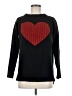 Ye Mak Sweaters Hearts Black Pullover Sweater Size M - photo 1