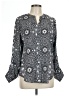 Sanctuary 100% Polyester Gray Long Sleeve Blouse Size L - photo 1