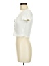 Shein Ivory Short Sleeve Henley Size 6 - photo 5