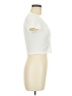 Shein Ivory Short Sleeve Henley Size 6 - photo 4
