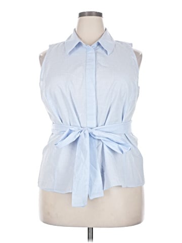 Lane Bryant Sleeveless Button-Down Shirt (view 1)
