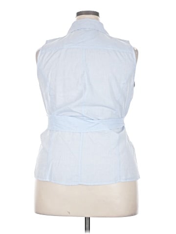 Lane Bryant Sleeveless Button-Down Shirt (view 2)
