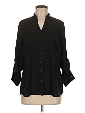 Express 3/4 Sleeve Button-Down Shirt (view 1)