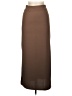 Unbranded Solid Brown Formal Skirt Size M - photo 1