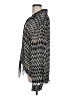 Rory Beca Chevron-herringbone Silver Long Sleeve Blouse Size L - photo 5