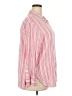 Torrid Stripes Pink 3/4 Sleeve Button-Down Shirt Size 2X Plus (2) - photo 4