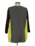 Dex Color Block Gray Pullover Sweater Size S - photo 2