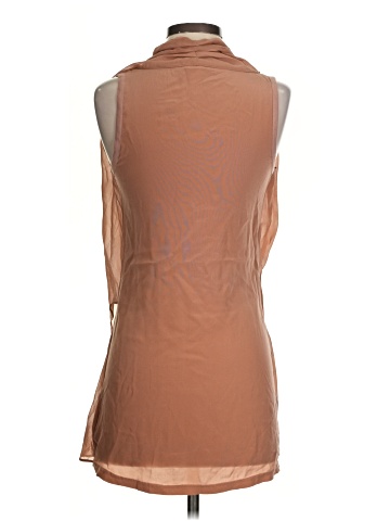 Gold Hawk Sleeveless Silk Top (view 2)