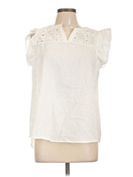 Cable & Gauge Short Sleeve Blouse
