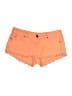 O'Neill 100% Cotton Orange Denim Shorts Size 7 - photo 1