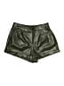 Sincerely Jules Metallic Green Shorts Size L - photo 1