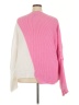 Unbranded 100% Acrylic Color Block Pink Pullover Sweater Size 5X - photo 2