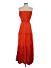 Assorted Brands 100% Viscose Color Block Orange Casual Dress Size S - photo 2
