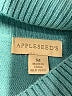 Appleseeds 100% Acrylic Teal Turtleneck Sweater Size M - photo 7