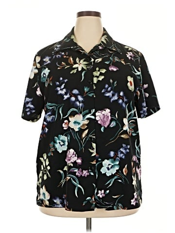 Jaclyn Smith Short Sleeve Blouse (view 1)